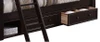 Foster Espresso Optional Set of 2 Underbed Storage Drawers with Cubby
