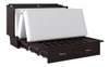 Carlier Espresso Queen Murphy Bed Unfolded Step 4