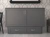 Fontana Gray Queen Murphy Bed Front View Room