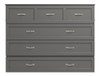 Ashbury Grey Full Size Murphy Bed Front View