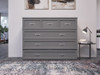 Ashbury Grey Full Size Murphy Bed Front View Room