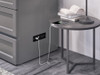 Ashbury Grey Full Size Murphy Bed Outlet & USB Detail Room