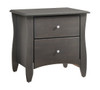 Idlewild Graywash 2 Drawer Nightstand