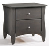 Idlewild Graywash 2 Drawer Nightstand