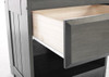 Mercer Chimney Gray One Drawer Nightstand Drawer Detail