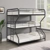 Vetrina Full over Twin over Full Triple Bunk Bed Room