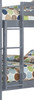 Moreno Grey Optional Short Vertical Ladder