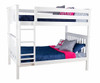 Anaya White Bunk Bed Full over Full