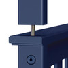 Braxton Blue Bunk Bed Full over Full Connector Detail