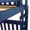 Braxton Blue Bunk Bed Full over Full Ladder Detail