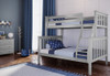 Rylan Gray Twin over Full Bunk Beds Angled View Room 2