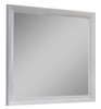 Manville White Rectangle Mirror