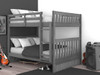 Mercer Chimney Gray Full Size Bunk Beds Room