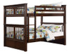 Gustav Espresso Queen Bunk Bed
