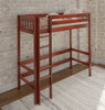 Chestnut Twin XL Uptown Highrise Adult Loft Bed Angled View Room