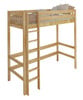 Natural Downtown Highrise Twin Loft Beds for Teens