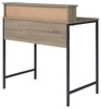 Titania - Light Brown / Gunmetal - Home Office Small Desk