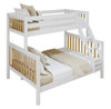 Tinley Park Modern Twin over Queen Bunk Bed