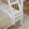Tinley Park Modern Twin over Queen Bunk Bed Ladder Detail Room