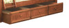 Wright Antique Oak Optional XL Storage Trundle