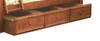 Wright Antique Oak Optional Full XL Storage Trundle