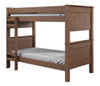 Duke Mahogany Brown Twin Bunk Beds