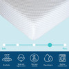 Rex Twin XL Memory Foam Mattress Organic Cotton Cover Information 2
