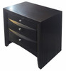 Manville Black 2 Drawer Nightstand Top View
