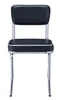 At the Hop Retro Dinette Set Black Chairs Front View