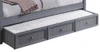 Kallista Optional XL Storage Trundle-Gray Finish