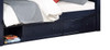 Westlake Set of 2 Underbed Storage Drawers with Cubby-Blue Finish