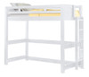 Marissa White Twin Loft Bed