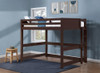 Hexter Espresso Queen Loft Bed Room