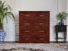 Whittington Walnut Twin XL Murphy Bed Front View Room
