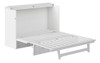 Colette White Queen Murphy Bed Frame only Fully Extended