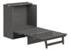 Ashbury Grey Twin XL Murphy Bed Frame only Fully Extended