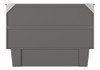 Fullerton Gray Murphy Full Bed Back View