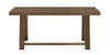 Riley Wirebrush Pecan Dining Room Table Front View
