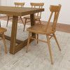 Riley Wirebrush Pecan Dining Room Table shown with Optional Lancaster Pecan Dining Room Chairs Room