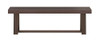 Riley Wirebrush Walnut Dining Room Bench Front View