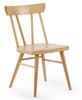 Lancaster Natural Dining Room Chairs Angled View