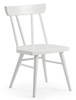 Lancaster White Dining Room Chairs Angled View