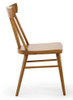 Lancaster Pecan Dining Room Chairs Side View