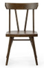 Lancaster Walnut Dining Room Chairs Front View