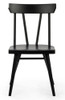 Lancaster Black Dining Room Chairs Front View Lancaster Black Dining Room Chairs Front View