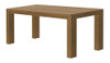 Rockport Distressed Pecan Dining Table Angled View