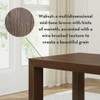 Rockport Distressed Walnut Dining Table Finish Detail Room