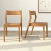 Ewald Pecan Dining Chairs Set of 2 Room