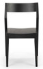 Ewald Black Dining Chairs Front View Ewald Black Dining Chairs Front View