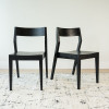 Ewald Black Dining Chairs Set of 2 Room Ewald Black Dining Chairs Set of 2 Room